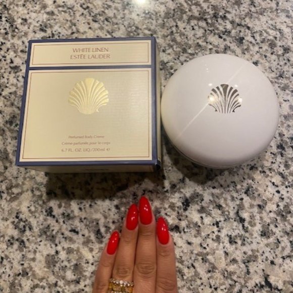 NIB Estee Lauder WHITE LINEN Perfume Body Creme Cream 6.7 oz 200 ml HTF - Picture 6 of 7